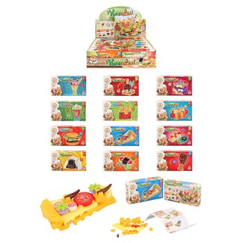 Fast Food Byggeklosser - Mix Fast Food Byggesett i Display (12 stk.)