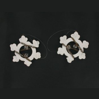 2 Sn&oslash;fnugg-oppheng i Tre (12 stk.)