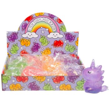 Klemme-Enhj&oslash;rning Squeeze / Squishy i Display (12 stk.)