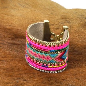Luksus Armbånd Fuksia (1 stk.)