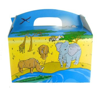 Menyboks for Barn - SAFARI (50 stk.)