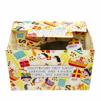Sinterklaas krittavle inkl. eske med kritt (24 stk.)