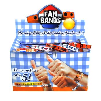 ***R&Oslash;VERKJ&Oslash;P*** FAN BANDS / HOLLAND ARMB&Aring;ND I DISPLAY (160 stk.)