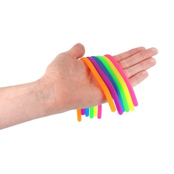 Stretchy Strings - Elastiske Snorer - Miks Farger - I Display (144 stk)