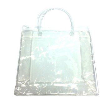 Luksus Transparent Klossbunnpose med Solid H&aring;ndtak 18,5x18cm (25 stk)