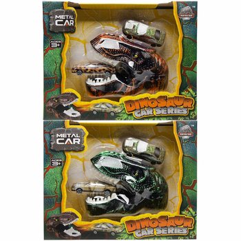 DINOSAUR BIL-LANSERER - LUKSUS GAVEESKE (2 STK.)