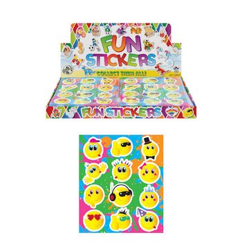 MORSOMME KLISTREMERKER – MODELL: SMILEYS (120 stk.)