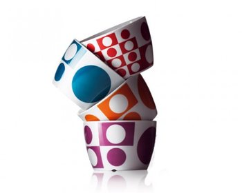 MENU - VERNER PANTON 4-delers Sk&aring;lsett 12 cm (1 stk.)
