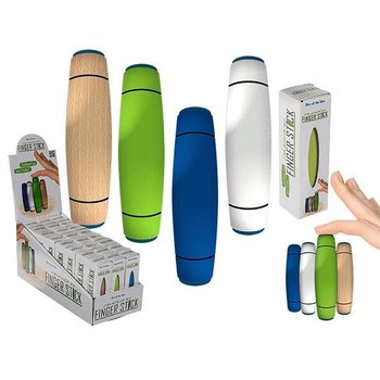 AMAZING FINGER STICK - TRE I ESKE - ASSORTERTE FARGER I DISPLAY - 3x9 Cm (24 stk.)