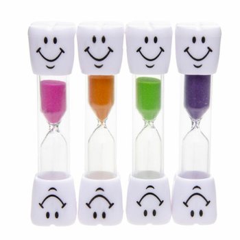 Tannpuss Timeglass - 3 minutter - Tannform (50 stk.)
