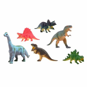 ANIMAL WORLD - Dinosaur Lekesett (6 Figurer)