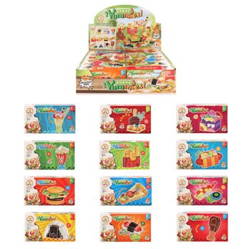 Fast Food Byggeklosser - Mix Fast Food Byggesett i Display (12 stk.)