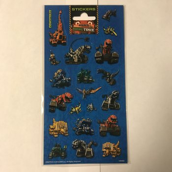 KLISTREMERKER: DINOTRUX, Mål 20 x 10 cm (10 stk.)