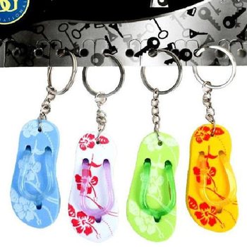 NØKKELRING SOM EN FLIP-FLOP (12 stk.)