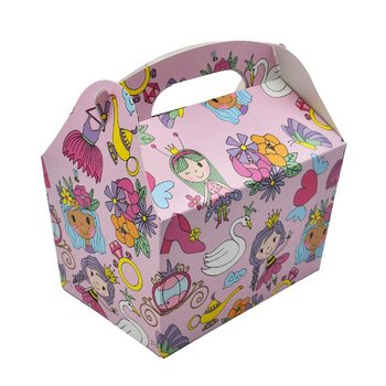 MENUBOX MODELL: PRINSESSE - Mål 18.5x12x19 CM - FOODBOX - KIDSBOX (24 stk.)