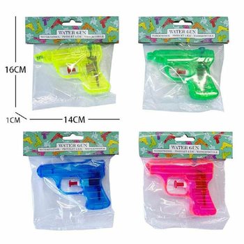 Vannpistoler, 10 cm - Miks farger (36 stk)