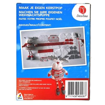 LAG DIN EGEN JULEDUKKE I PLYSJ (6 stk.)