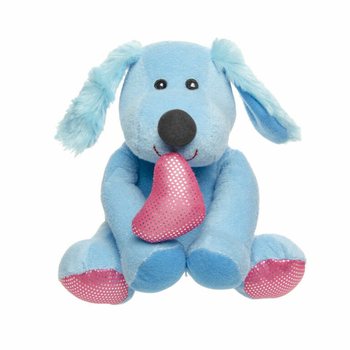 KOSEHUND MED HJERTE - 17 CM - MIKSFARGER (12 stk.)