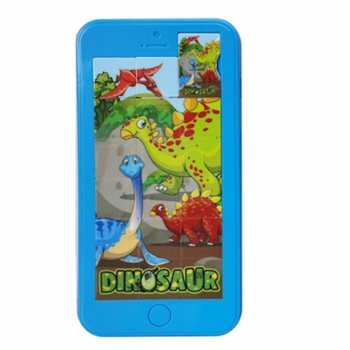 Dinosaur Skyvepuslespill - 8x16 cm