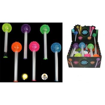 LYSENDE LED-STAVER MED PIGGBALL I DISPLAY (12 stk.)