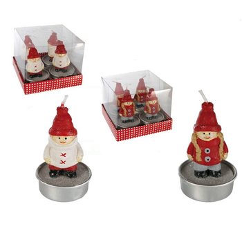4 TELYS JULEFIGURER I GAVEESKE (12 stk.)