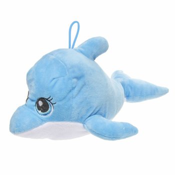 STOR PLYSJDELFIN, 35 CM - MIX FARGER (6 stk.)