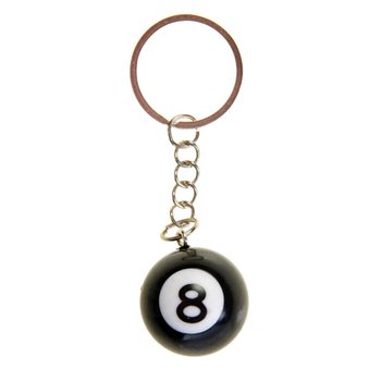 NØKKELRINGER BILJARDKULE 8 (48 stk.)