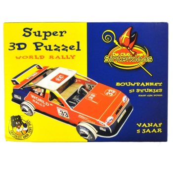 SUPER 3D-PUSLESPILL "WORLD RALLY" (6 stk.)