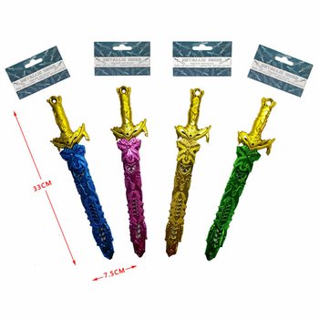METALLIC-FAGET SVERD, 33 CM LANGT (36 stk.)