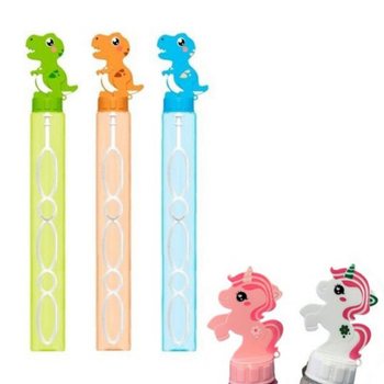 S&aring;pebobler Stavere Enhj&oslash;rning & Dinosaur - 120ml - 24 Stk