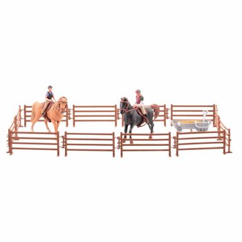 MY LOVELY HORSE - XL - 2x Leket&oslash;y Hest med Stor Stall - I Gaveeske (1 stk.)