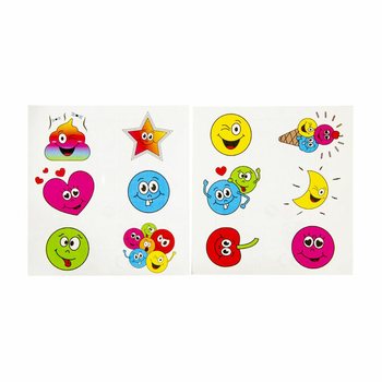 FUN TATTOOS &ndash; MODELL: SMILEY (96 stk.)