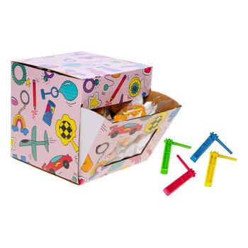 Rasler til Lykkepose i Display (50 stk.)