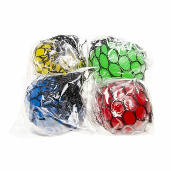 SQUISHY-BALL - Diameter: 5 CM - MIX STERKE FARGER I DISPLAY (24 stk.)