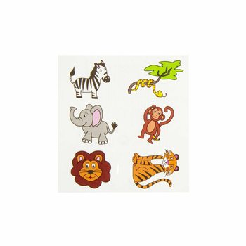 Fun Tattoos &ndash; Modell: Jungeldyr (96 stk.)