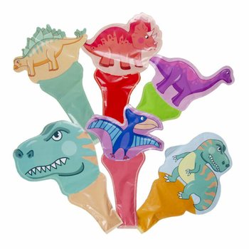 Selvoppbl&aring;sende Dinosaur H&aring;ndballonger (48 stk.)