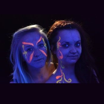 SNAZAROO - Spesiell UV-Ansiktsmaling (6 stk.)