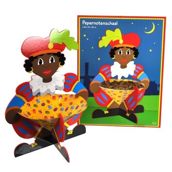 Stor Pepernoten-skål Sinterklaas 26 x 24 x 33 cm (6 stk.)