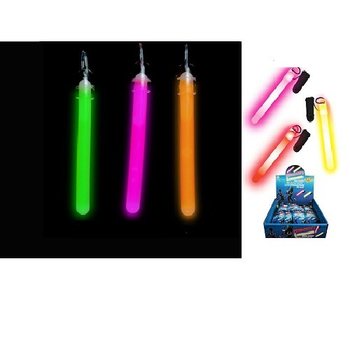 Glow in the Dark Anheng + Snor i Display (48 stk.)