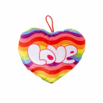 Plysj Regnbue Love-Hjerte (24 stk.)