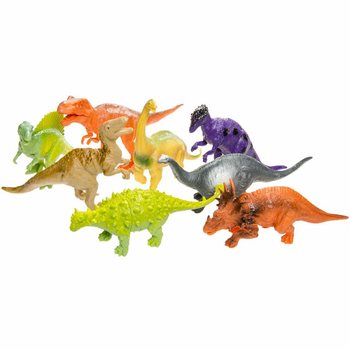 Dinosaur World: 8-delers Sett med Store Dinosaurfigurer