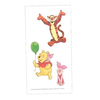 DISNEY OLE BRUMM TATOVERINGSKLISTERMERKER (50 stk.)