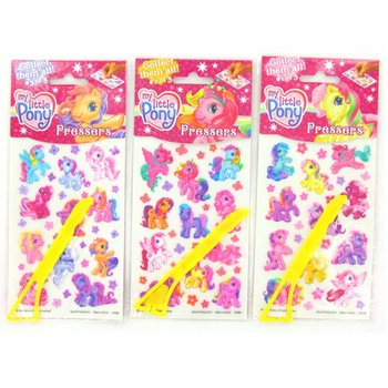 MY LITTLE PONY GNIKKEBILDER / STICKERS (24 stk.)