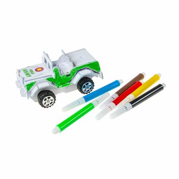3D-puslespill Bygg og Fargelegg din egen bil (12 stk.)