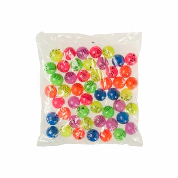 MIX SPRETTEBALLER NEONFARGER &Oslash; 3,2 cm (50 stk)