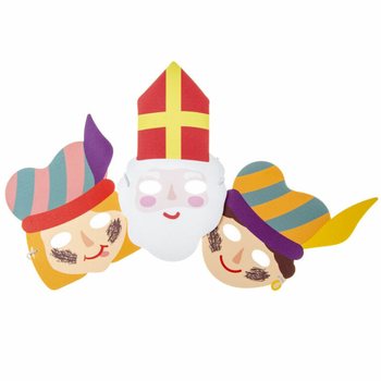 SINTERKLAAS - SINT & PIET SKUMMASKER (48 stk.)