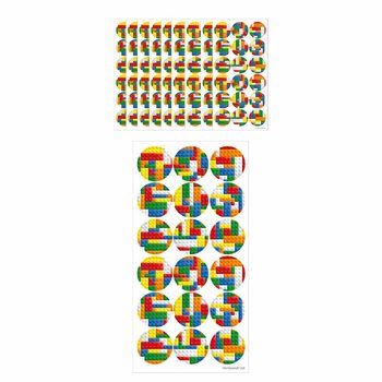 Fun Stickers - Brickz Byggeklosser (10 ark)