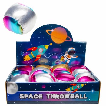 PLYSJ METALLISK KASTEBALL - SPACE (12 stk.)