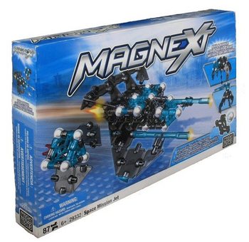 MEGABLOKS MAGNEXT SPACE MISSION JET - 29332 Magnetisk Byggesett