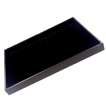 Displayboks for Armb&aring;nd/Halskjede Sort Fl&oslash;yel (1 stk.)